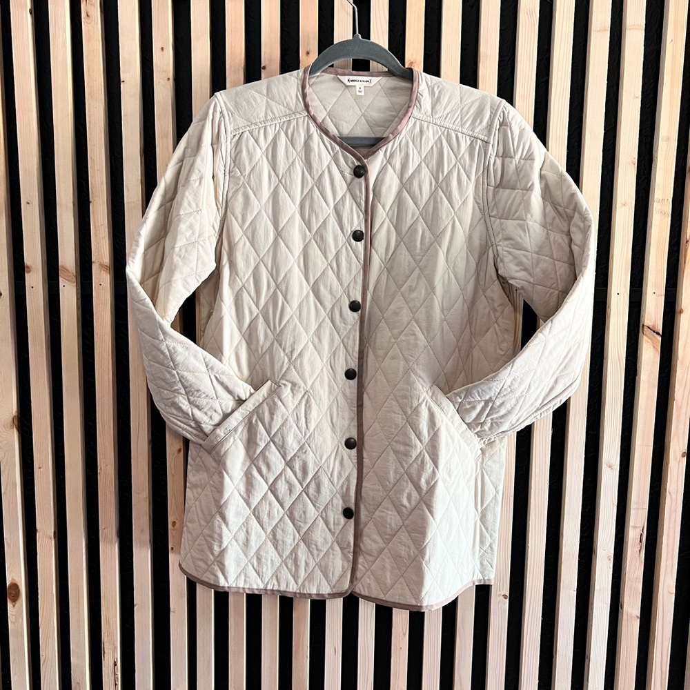 Bridge & Burn quilted lightweight coat, size small